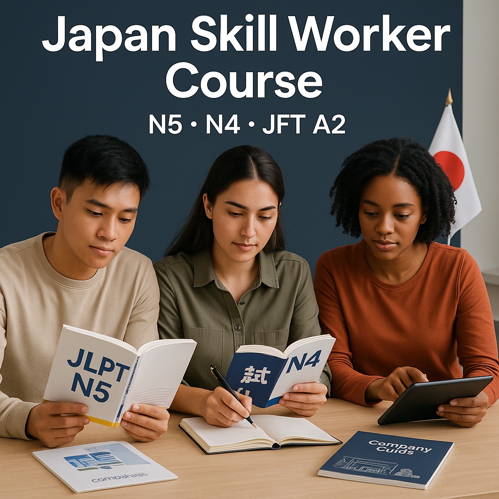 JLPT N5, N4 & JFT A2 Combined Course